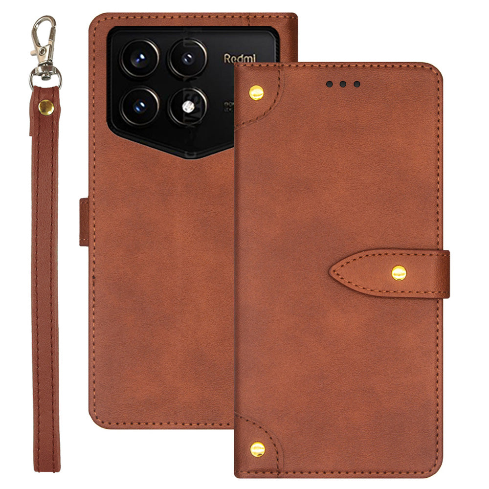 IDEWEI For Xiaomi Redmi K70 Pro Champion Edition Case Leather Phone Cover with Card Slots Stand IDEWEI For Xiaomi Redmi K70 Pro Champion Edition Case Leather Phone Cover with Card Slots Stand